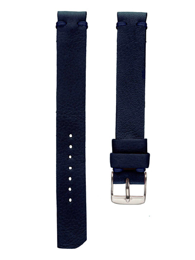 Rohje tummansinisen värinen poronnahkaranneke #strap_dark-blue